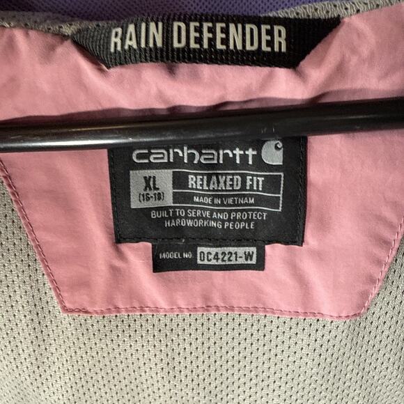 Carhartt Coat Women’s Rain Defender® Relaxed Fit Lightweight OC4221-W Sz XL - Picture 5 of 9